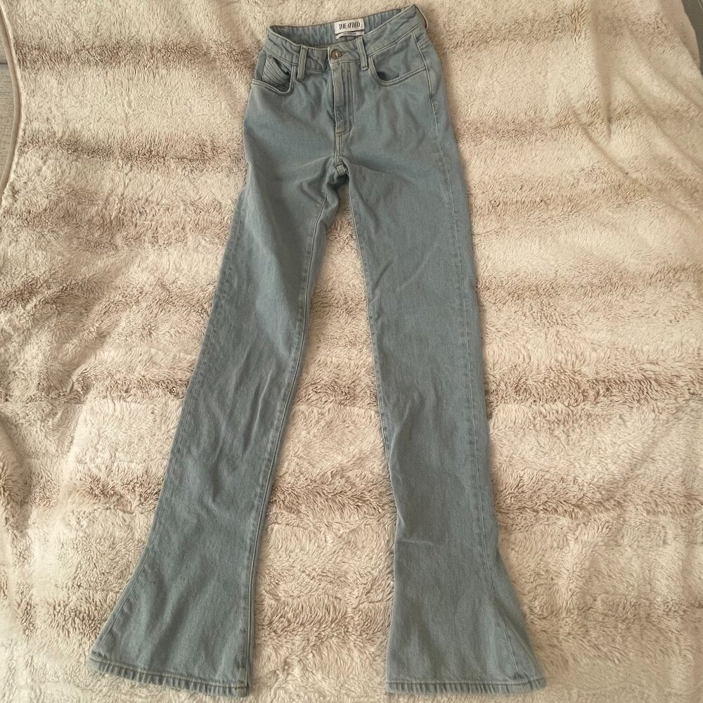 The Attico Long Jeans in Sky Blue size 25